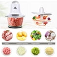 thumbnail image 4 of POSAME Small Food Processor Chopper 4 Cup Serving Glass Bowl FD01, 4 of 7