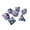 White Purple, variant on Milaget Acrylic Dices D20 D10 D4 Dices Game Board Game Blue