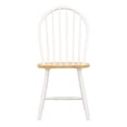 thumbnail image 3 of DeeHome Natural Brown and White Spindle Back Side Chairs (Set of 4), 3 of 6