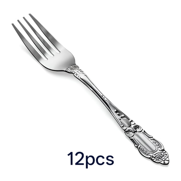 ACDANC Stainless Steel Dinner Forks (12 Count)