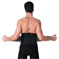 thumbnail image 4 of Minnieouse Mujeres Abdomen Cinturón Hombres Transpirable Cintura Soporte Ajustable Ergonomía Protector Corsé Deportes Ejercicio Fitness Protección de la piel Negro/M, 4 of 6