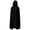Black, variant on FASHOFT Unisex Medieval Wizard Halloween Costumes Hooded Robe Cape Cloak Cosplay Outfit Renaissance Party Stage Performance Fancy Dress Up Halloween Costume L-150