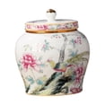 thumbnail image 3 of DOLITY Boîte à Thé en Porcelaine Pot à Gingembre Finition Soignée Chinois pour B, 3 of 9