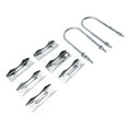 thumbnail image 3 of Antenna Mast Clamp Strong and Secure, Versatile Mounting, All Weather, Easy Installation for Mast with Double Antenna Mast Clamp Kit Iron V Jaw Block, U, 3 of 8
