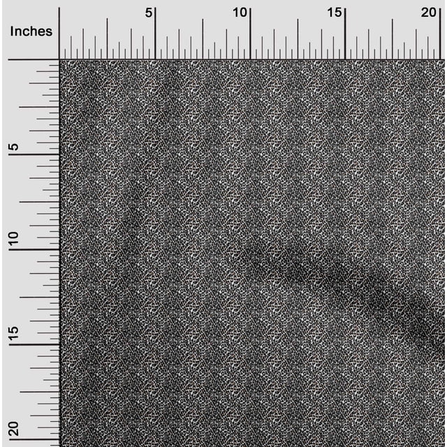 oneOone Tissu Polyester Lycra Peau de Léopard Imprimé Tissu 1 Yard 56 Pouces de Large