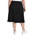 thumbnail image 3 of Falda midi Roman Fashion/Tallas Extras, 7040 (Negro) negro 36 Roman Fashion F-GR-7040-NEGRO, 3 of 6