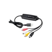 PC USB 2.0 Video Frame Grabber DVR Video Recorder Adapter With RCA AV S-Video Input