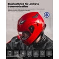 thumbnail image 2 of Casco de moto ILM 953PRO Bluetooth integrado modular, 2 of 9
