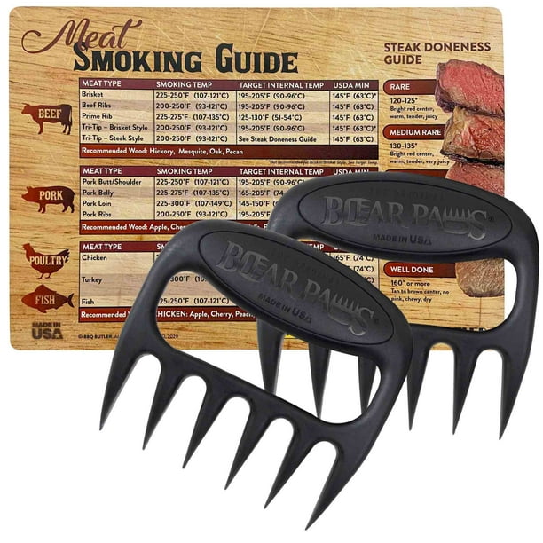 BBQ Butler Bear Paws Meat Shredders And BBQ Butler Meat Smoking Guide