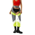 thumbnail image 5 of Douhoow Women Buckles Bottomless Pants High Waist Cargo Trousers Boggy Trousers Leggings, 5 of 8