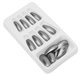 thumbnail image 2 of 24 piezas de uñas postizas brillantes, cubierta completa, efecto espejo metálico, uñas postizas para dedos del pie para mujeres y niñas, tipo de dedo, 2 of 14