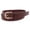 Brown, variant on CTM 1-Inch Wide Leather Belt with Gold Buckle (Women)