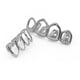 thumbnail image 4 of Parrillas Chapadas en dieciocho , 4 Colmillos, Conjunto Inferior, Cara Abierta, Colmillos, Rejilla, , Rock, Joyería de Disfraz Plata, 4 of 5