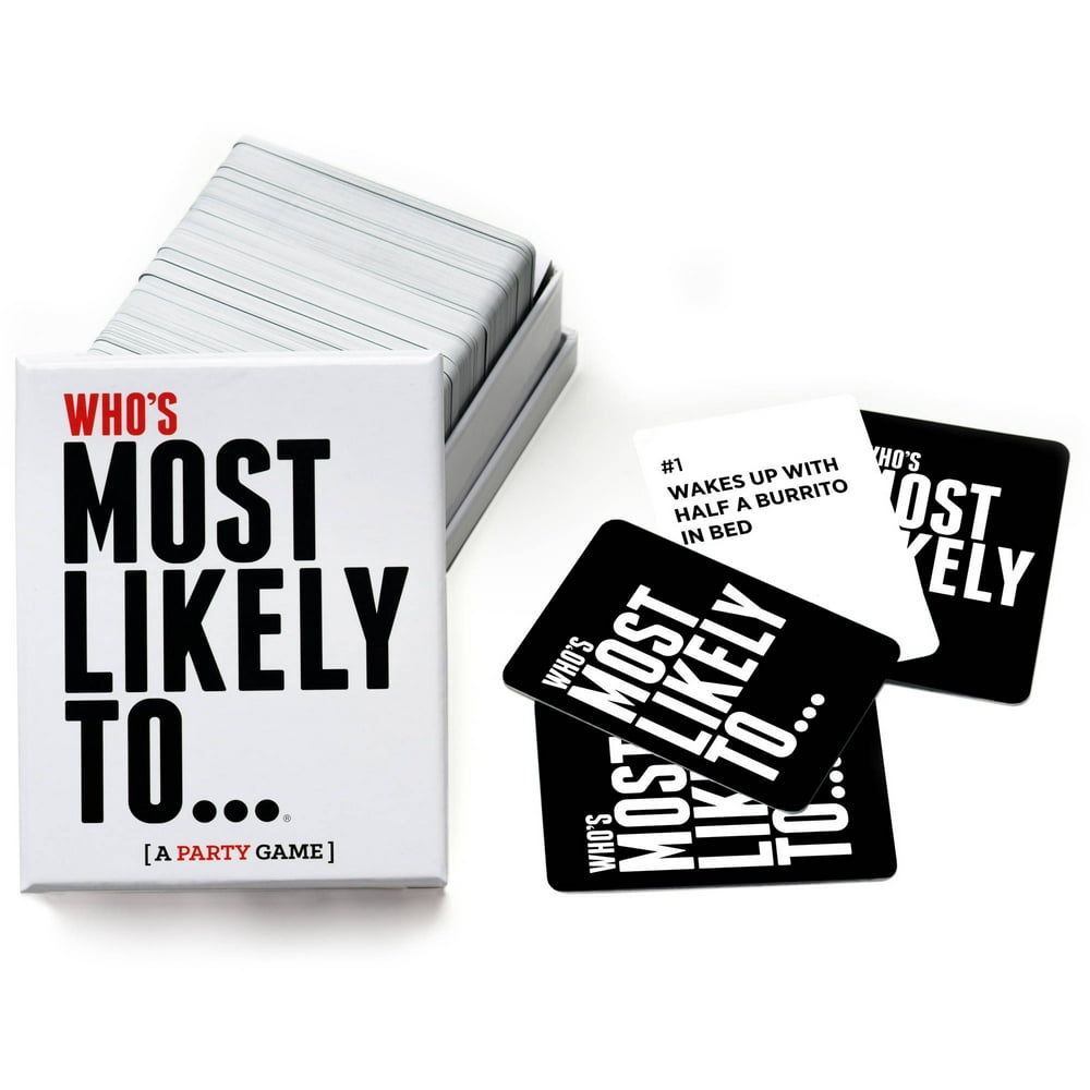 Who's Most Likely To Game Drunk Stoned Stupid Walmart