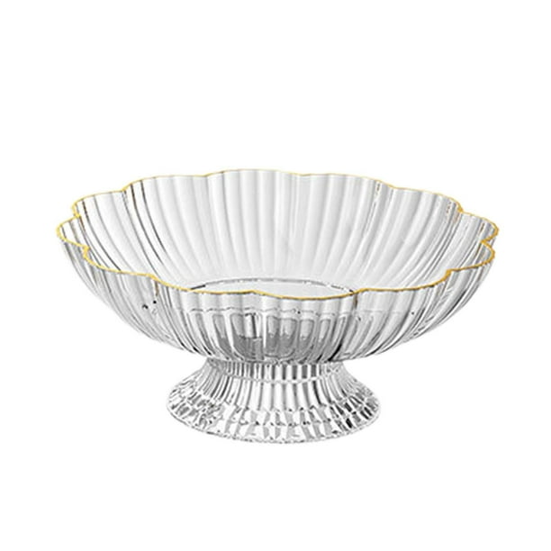 Frutero decorativo con agujeros de drenaje, frutero multifuncional para mesa. Blanco