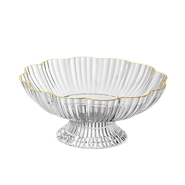 Frutero con orificios de drenaje para aperitivos, soporte multifuncional para fruteros. Blanco