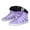 Purple, variant on Girls Boys Barefoot Snow Boots Adjustable Strappy Booties Casual Furry Lined Wide Toe Box Flats Shoes