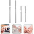 thumbnail image 4 of Diamond Kits Stainless Steel Nail File Polisher: 4pcs Double Side Nail File Metal File Buffer Fingernails Toenails Manicure Files for Salon Home Buffer Block Nail File, 4 of 5