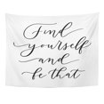 thumbnail image 1 of JSDART Lettering Motivating Modern Inspiring Hand Lettered Quote for Wall Moodbord Home Printabale Phrase Find Wall Art Hanging Tapestry Home Decor for Living Room Bedroom Dorm 60x80 inch, 1 of 1