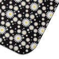 thumbnail image 5 of Black Daisy Flower White Blooms Pattern Dish Drying Mat for Kitchen 1 Pack, Ultra Absorbent Microfiber Dishes Drainer Mats,16"x18", 5 of 6