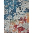 thumbnail image 2 of Nourison Global Vintage Abstract Multicolor 8'10" x 11'10" Area Rug, (9x12), 2 of 8