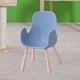 thumbnail image 3 of Mini sillón de simulación para casa de muñecas BJD, suministros y adornos para jardín de hadas, escala 1/6 Azul, 3 of 9