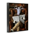 thumbnail image 3 of Stupell Industries Traditional Goat in Vintage Library Black Framed Giclee Art, 11 x 14, by Karen Burke, 3 of 8