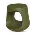 thumbnail image 2 of Pemberly Row Tabouret d'Extérieur Contemporain Tables d'Appoint en Pierre Verte, 2 of 5