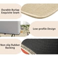 thumbnail image 6 of Spring Summer Welcome Door Mat Eucalyptus Floral Decor Doormat Non-Slip Outdoor Mats for Front Door Home Decorations 17"x30", 6 of 6