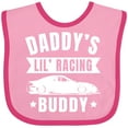 thumbnail image 3 of Inktastic Daddys Lil Racing Buddy Boys or Girls Baby Bib, 3 of 4