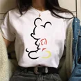thumbnail image 1 of Nueva camiseta de Minnie Mouse Kawaiii, camiseta de Disney para mujer, camiseta divertida, camisetas negras de moda para mujer, ropa de calle de manga corta, 1 of 2