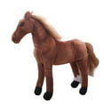 thumbnail image 1 of 3D Simulation Horse Animal Plush Stuffed Doll Kids Toy Room Decor Photo Props, 1 of 10