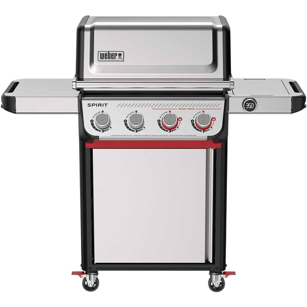 Weber Spirit E-330 BBQ Gas Grill with Sear Station, Side