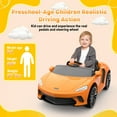 thumbnail image 3 of 12V Licensed McLaren Battery Powered Sports Car with 2 Speeds, Parent Control, Sound System, LED Headlights and Hydraulic Doors, Ride on Car for Kids, 3 of 8