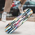 thumbnail image 4 of Skateboards for Beginners drawn floral abstract print Creative collage seamless Fashionable for 31"x8" Maple Double Kick Concave Boards Complete Skateboards Outdoor for Adults family friends Gifts, 4 of 5