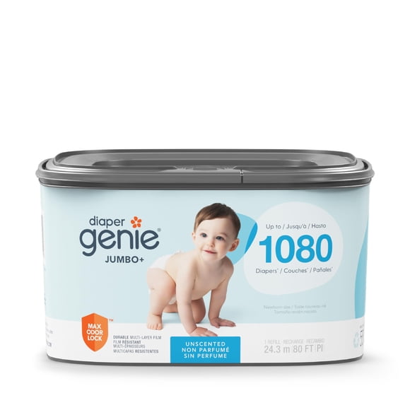 Recambio cuadrado Diaper Genie Jumbo+ para cubos Diaper Genie
