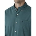 thumbnail image 5 of Chaps Men's & Big Men's Stretch Long Sleeve Button Down Soft Cotton Shirt, 5 of 5