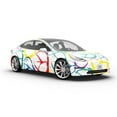 thumbnail image 6 of Rwraps Graffiti Clean Peace Gloss Vinyl Film Wrap 59in x 20ft Vinyl Vehicle Car Film Sheet Roll, 6 of 9