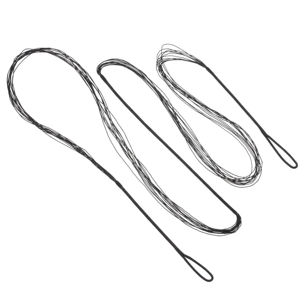 Reemplazo de Cuerda de Arco Uxcell para Arco Recurvo Tradicional AMO Negro 64 in