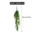 thumbnail image 6 of Artificial Plants Greenery Boston Fern Rattan Fake Hanging Plant Ivy Vine Outdoor Plastic Plants Vines for Safari Jungle Party Decorations Supplies, 6 of 8