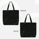 thumbnail image 2 of Fotbe Black Marble Bolsa Tote con Estampado para Mujer, Bolsos con Cremallera, Bolsa de Hombro Casual de Gran Capacidad con Bolsillos Internos, 2 of 7