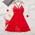 thumbnail image 5 of Levmjia Women's Lace Sleepwear Set Sleeveless Nightgown and Panties Two Piece Outfit For Women Soft Comfortable Sleepwear For All Seasons, 5 of 7