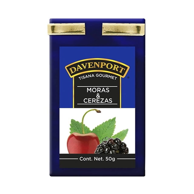 Tisana gourmet Davenport moras y cerezas 50 g