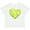 AA-White, variant on Inktastic Tennis Ball in Heart Boys or Girls Baby T-Shirt