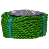 Twisted Rope, Green, Polypropylene, 1/4