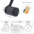 thumbnail image 3 of Motor impermeable sin sensor Motor de alto par 4P para 1/10 1/12 1/14 RC Buggy Car JShteea libre de BPA, 3 of 9