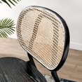 thumbnail image 3 of Side Dining Chair, Black, Wood, Modern Contemporary Farmhouse Coastal, Kitchen Room Cafe Bistro Restaurant Hospitality, 3 of 8