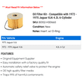 thumbnail image 2 of Filter Kit - Compatible with 1972 - 1975 Jaguar XJ6 4.2L 6-Cylinder 1973 1974, 2 of 2