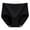 Black, variant on Alkepwun Teen Girls Period Underwear Menstrual Period Panties High Waist Leak-Proof Cotton Protective Briefs on Clearance