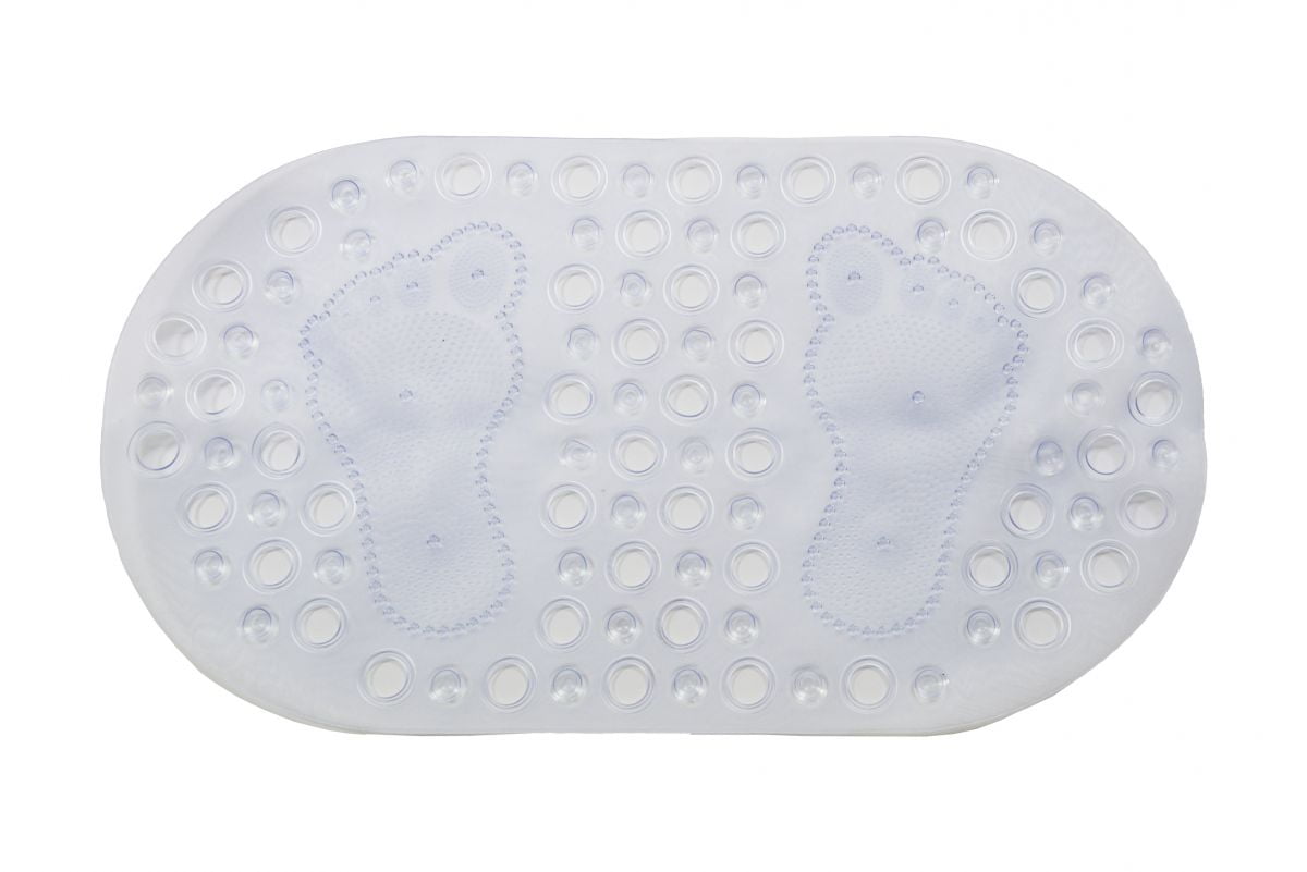 Attraction Design 27"x14" Pvc Bath Mat Transparent Pvc Bath Mat Bathtub